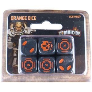 Zombicide Orange Dice Set ZCS-KS07 CMON Guillotine Games Accessory Pack New Seal